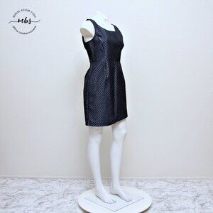 Black Swan Sleeveless Round Neck Sequins Diamond Pattern A Line‎ Mini Dress